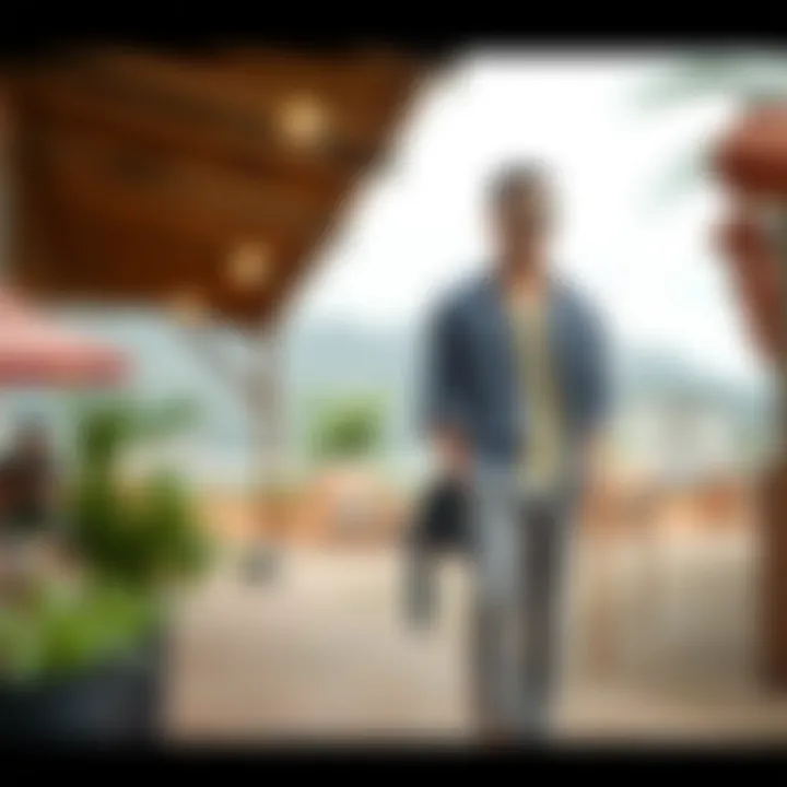 Casual Outdoor Fashion An outdoor setting where zebra print pants are styled for a casual event