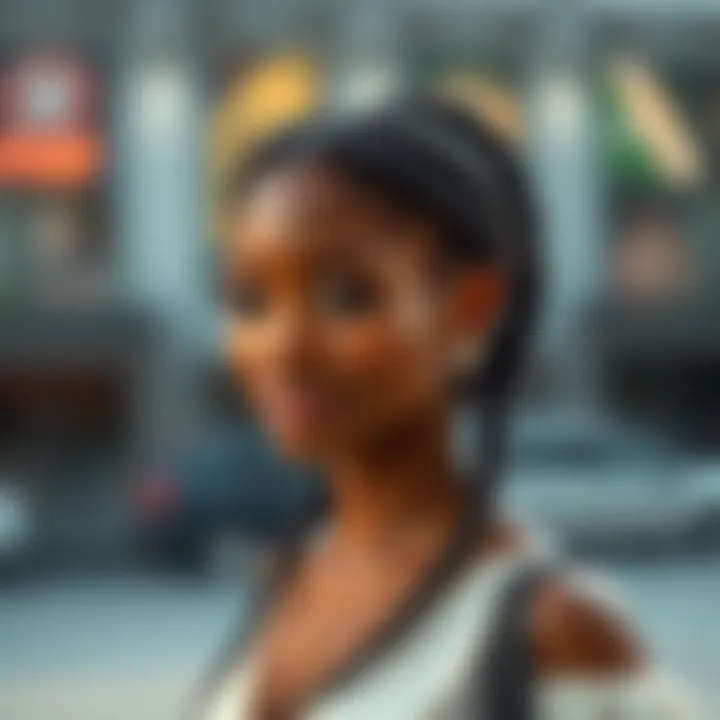 Versatile styling options with EZ Braid 30 Inch