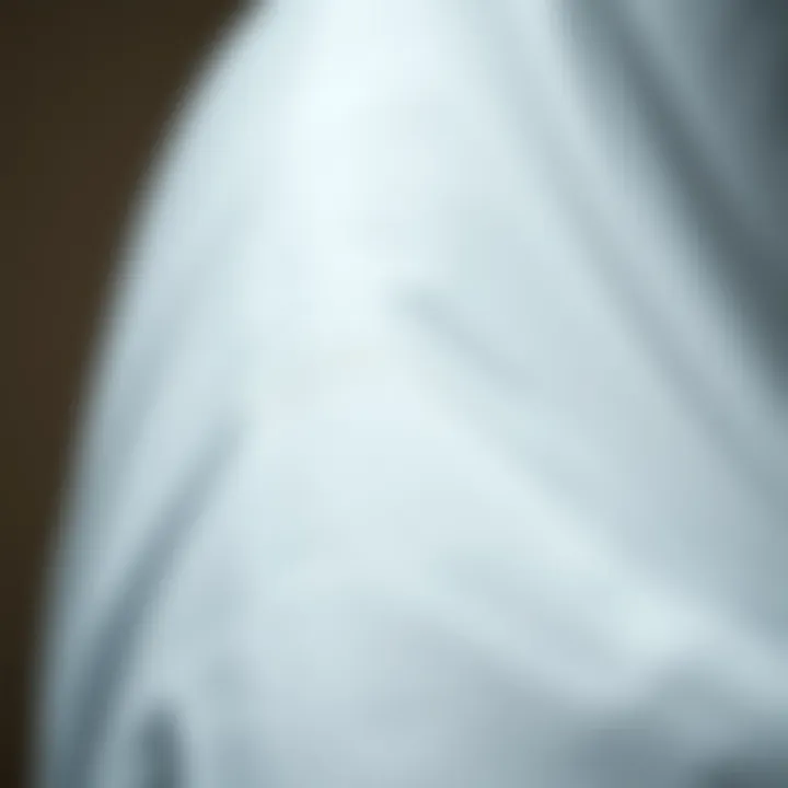 Close-up of soft fabric texture used in casual wear