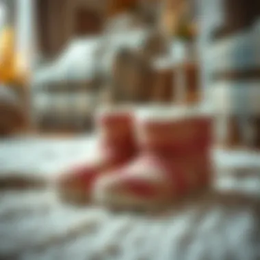 Ultimate Comfort in Fleece Booties Comfortable fleece booties on a cozy rug