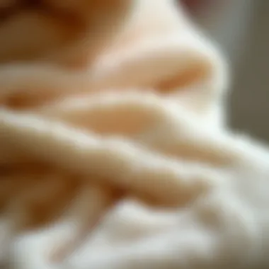 The Cozy Texture of Fleece Soft fleece texture showcasing comfort