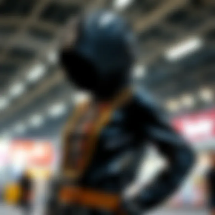 Innovative Fashion Design with Forged Carbon Fiber Vinyl Innovative clothing design utilizing forged carbon fiber vinyl, showcasing modern fashion trends