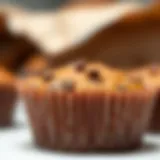 Texture of Greaseproof Cupcake Liner Close-up of a greaseproof cupcake liner showcasing its texture