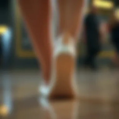 Footwear fitting guide with inserts