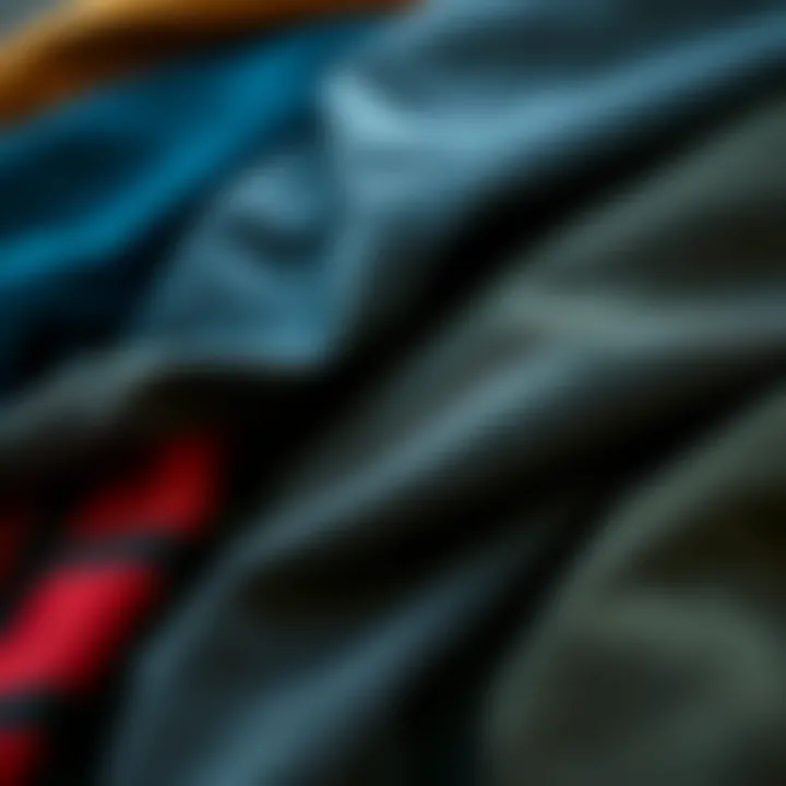 Quality Fabrics for LARP Attire Close-up of high-quality fabric samples suitable for LARPing.