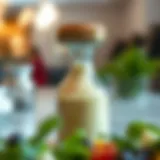 Durability in Salad Dressing Containers Elegant salad dressing container showcasing durability