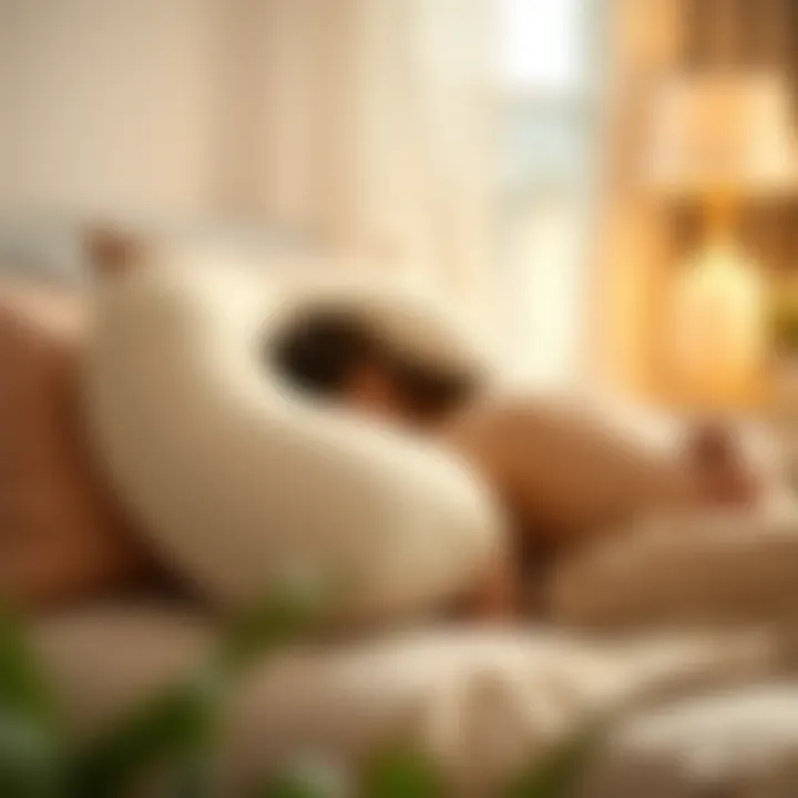 Enhancing the Breastfeeding Experience Nursing pillow assisting breastfeeding