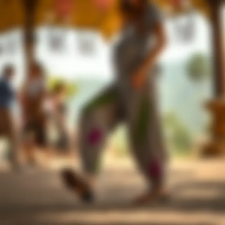 Cultural Inspirations in Maternity Harem Pants Cultural influences depicted through various styles of harem pants.