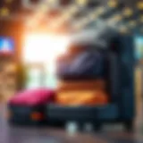 Optimized Luggage with Space Saving Bags Organized luggage showcasing space saving bags