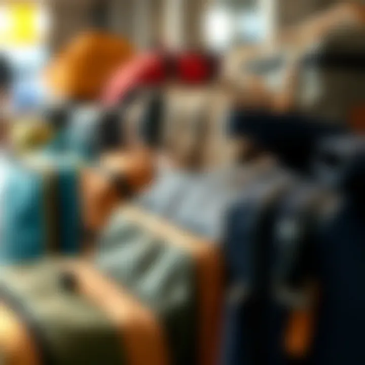 Diverse Space Saving Bag Options Close-up of different types of space saving bags