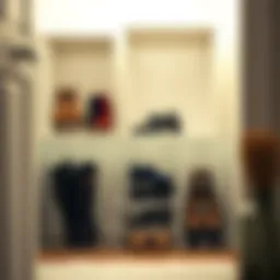 Stylish clear shoe storage solutions