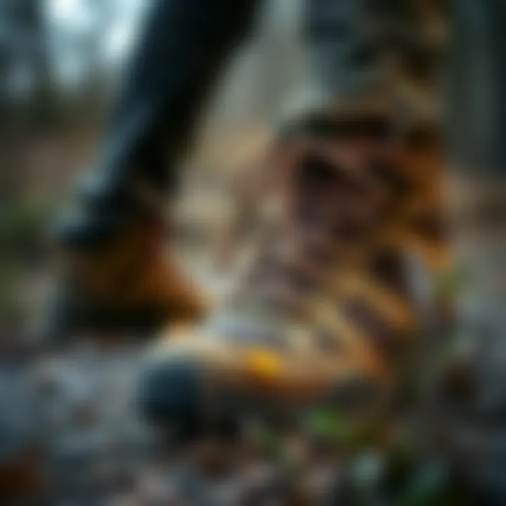 An infographic illustrating the advanced technology used in Merrell tactical boots