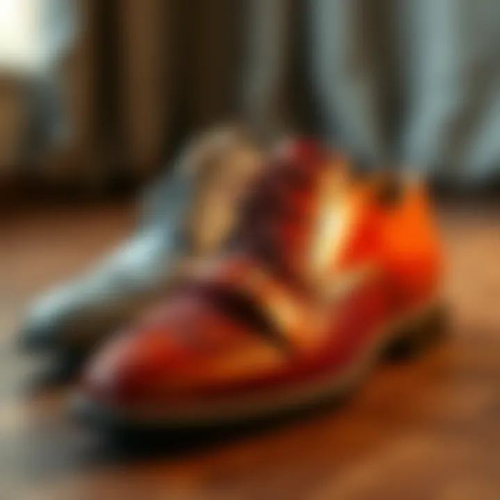 Diverse Materials for Versatile Fashion Variety of materials used in open toe flat dress shoes