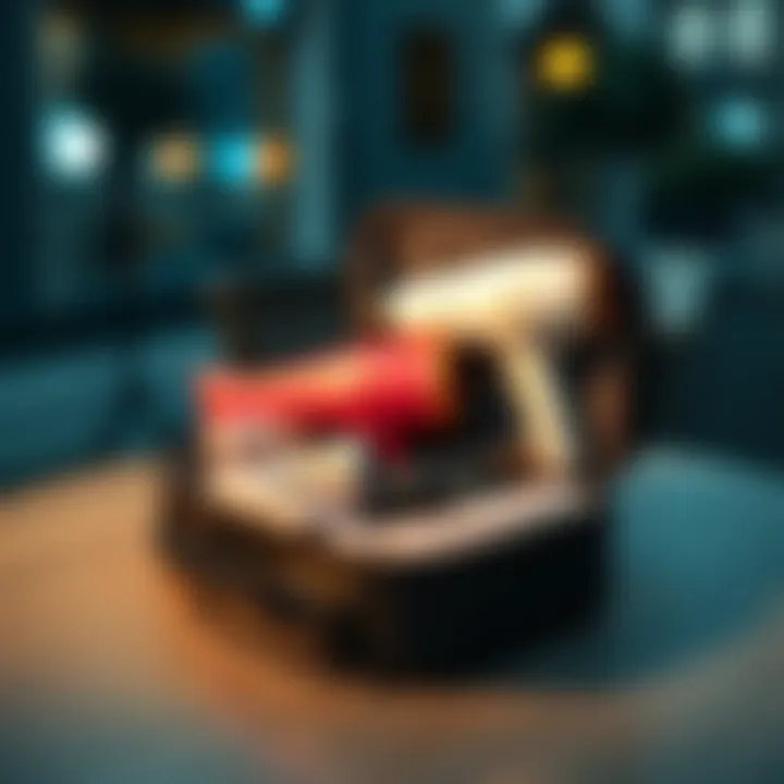 Compact Design for Easy Packing Compact hair dryer travel case packed for travel