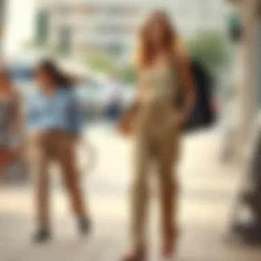 Creative Styling Inspirations Various styling options for pleated khaki pants