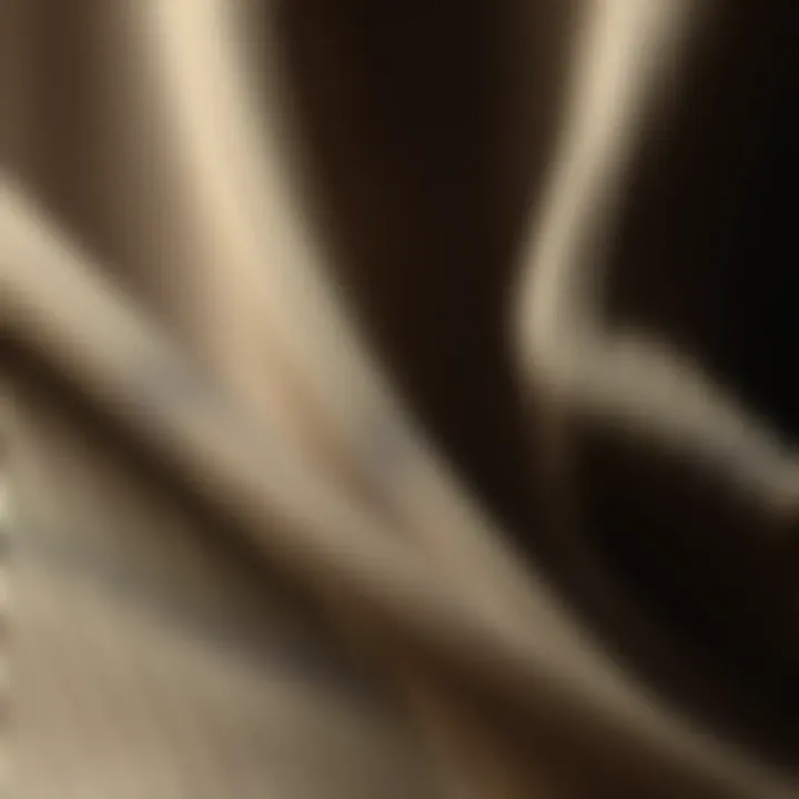 Close-up of ribbed fabric texture