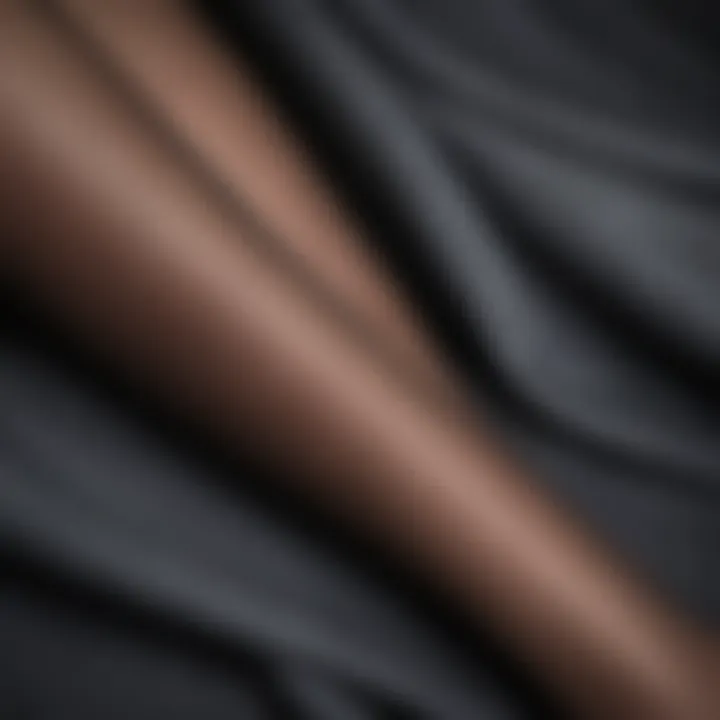 Close-up of fabric texture highlighting the quality of sheer tights.