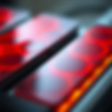 Understanding Heat Distribution in Silicone Flat Irons Close-up view of silicone plates demonstrating heat distribution