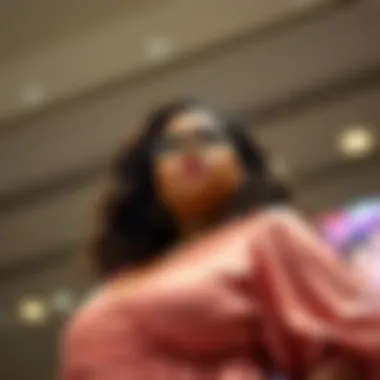 Confident plus size model showcasing a flattering dress