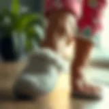 Supportive slipper for flat feet