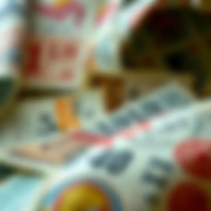 Historical stamps used in textile design