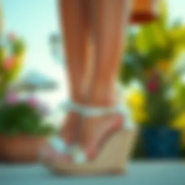 Tips for styling summer wedge shoes with outfits