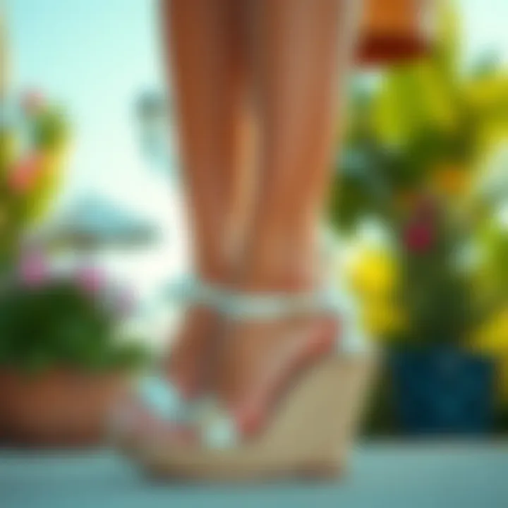 Tips for styling summer wedge shoes with outfits