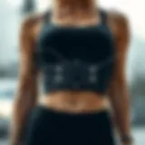 Design Features of Sweat Burner Waist Trainers An illustration showing the design features of a sweat burner waist trainer