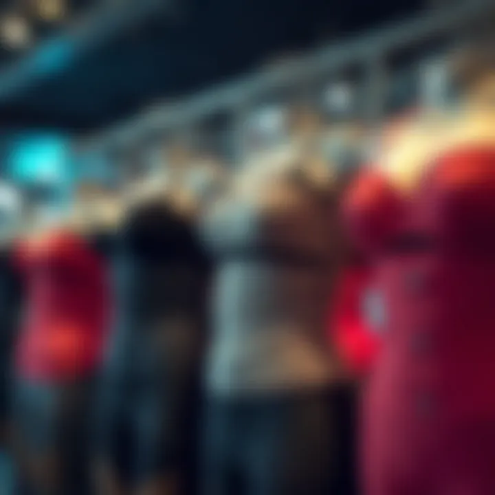 Different types of sweat burner waist trainers on display