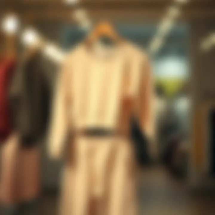 Stylish sweatpants and crop top set displayed on a hanger