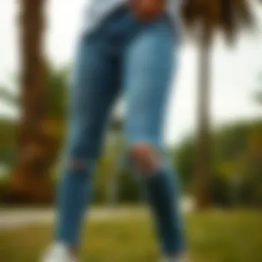 Cultural significance of ripped skinny jeans in modern society