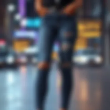 Stylish combinations with tall ripped skinny jeans for every body type