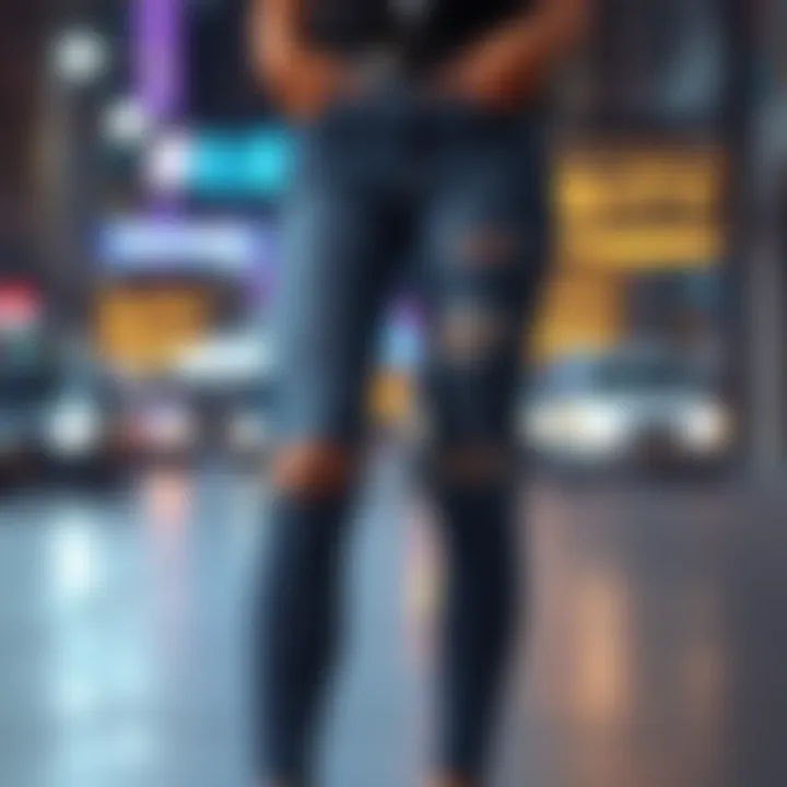 Stylish combinations with tall ripped skinny jeans for every body type