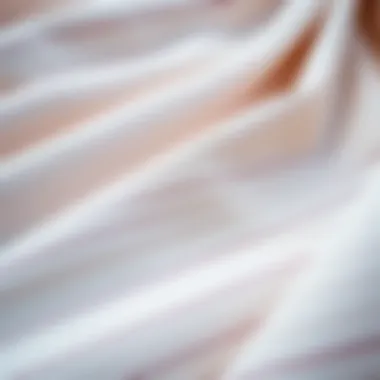 Close-up of fabric options for culottes