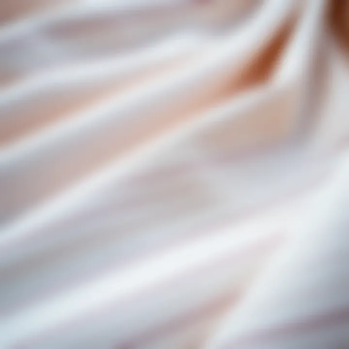 Close-up of fabric options for culottes