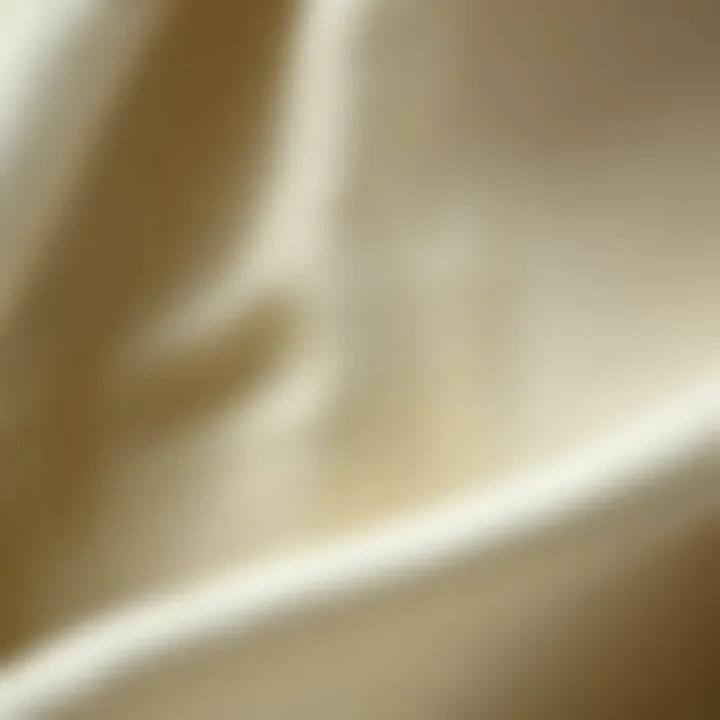 The Natural Texture of Linen: A Detailed Look Close-up view of the texture of linen fabric highlighting its natural fibers