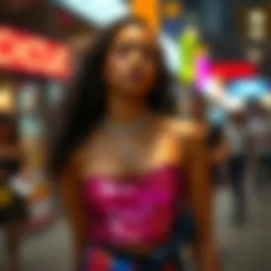 Cultural influences showcased through sequin fashion