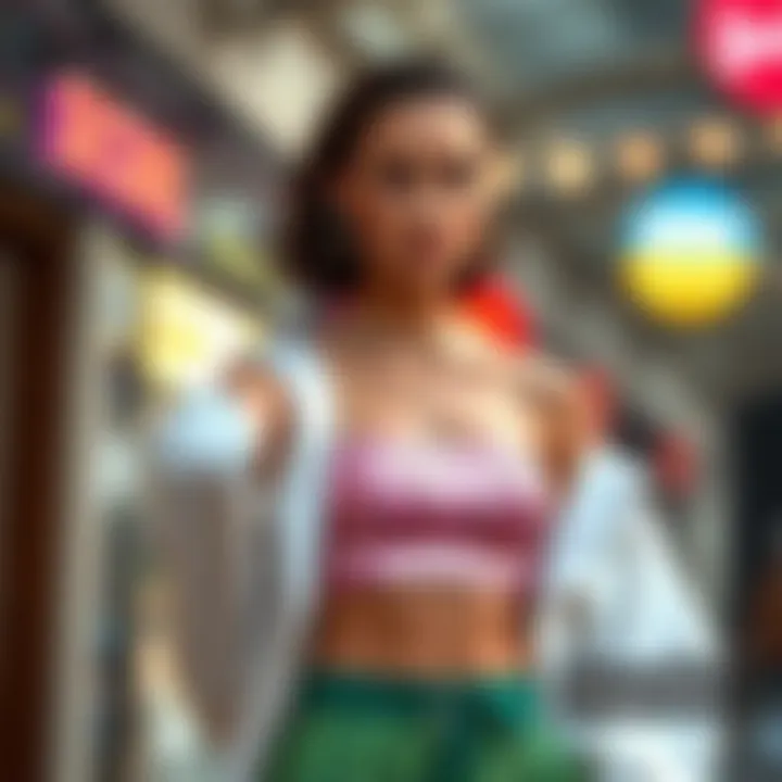 Diverse styling options featuring the sequin tube top