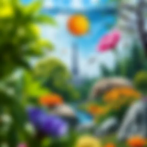 Nature-Inspired Tapestry Collage A vibrant photo collage tapestry showcasing nature's beauty