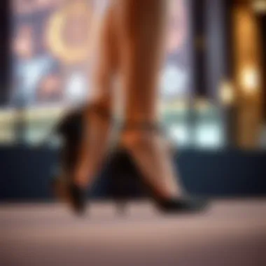 Pairing heels with prom outfits