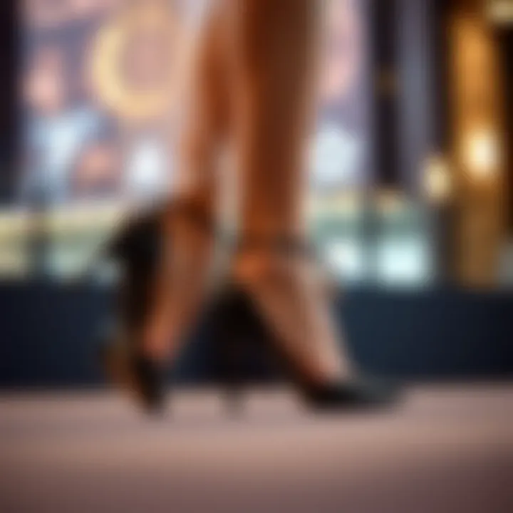 Pairing heels with prom outfits