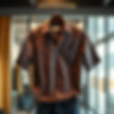 Enhancing Your Wardrobe with Solid Casual Shirts Casual shirt displayed in a stylish setting