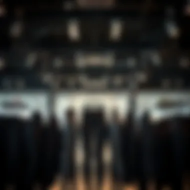 Various styles of black tummy control leggings displayed in an elegant arrangement