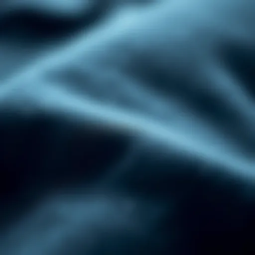 Close-up view of high-performance thermal fabric showcasing its texture and insulation properties