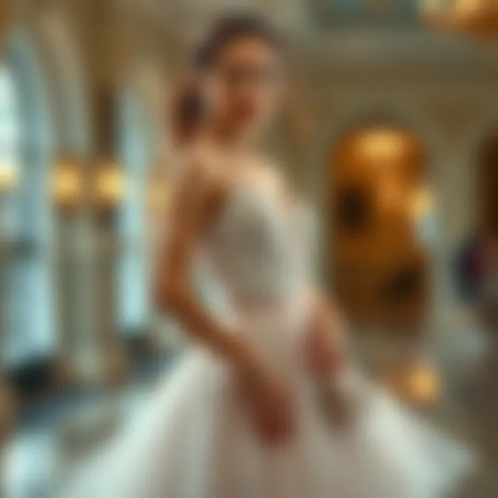 Elegant Model in Modern Ballet Dress Elegant model showcasing ballet style dress with modern accessories