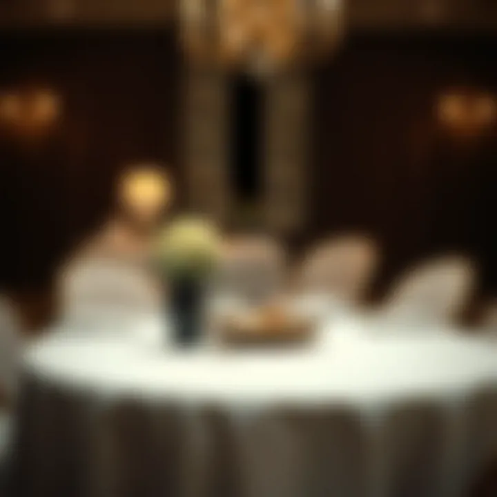 Notable The Essence of a Plain Tablecloth: An Exploration