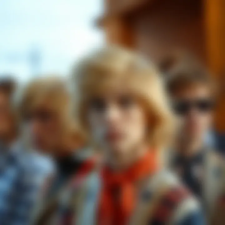 A collection of various wig styles from the 1970s highlighting diverse aesthetics.