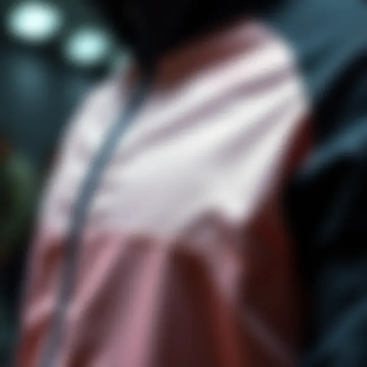 Innovative Fabric Choices for Optimal Performance Close-up of high-performance fabric used in workout jackets