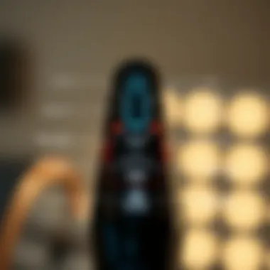 Features of Modern Hair Curling Tools An array of features highlighted on a rechargeable automatic hair curler's interface.