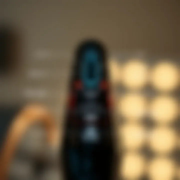 Features of Modern Hair Curling Tools An array of features highlighted on a rechargeable automatic hair curler's interface.